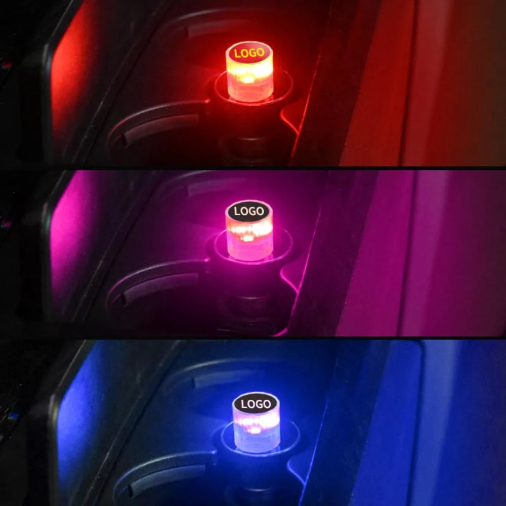 Dekorativ mini-USB-LED-lampa för bilens kupé